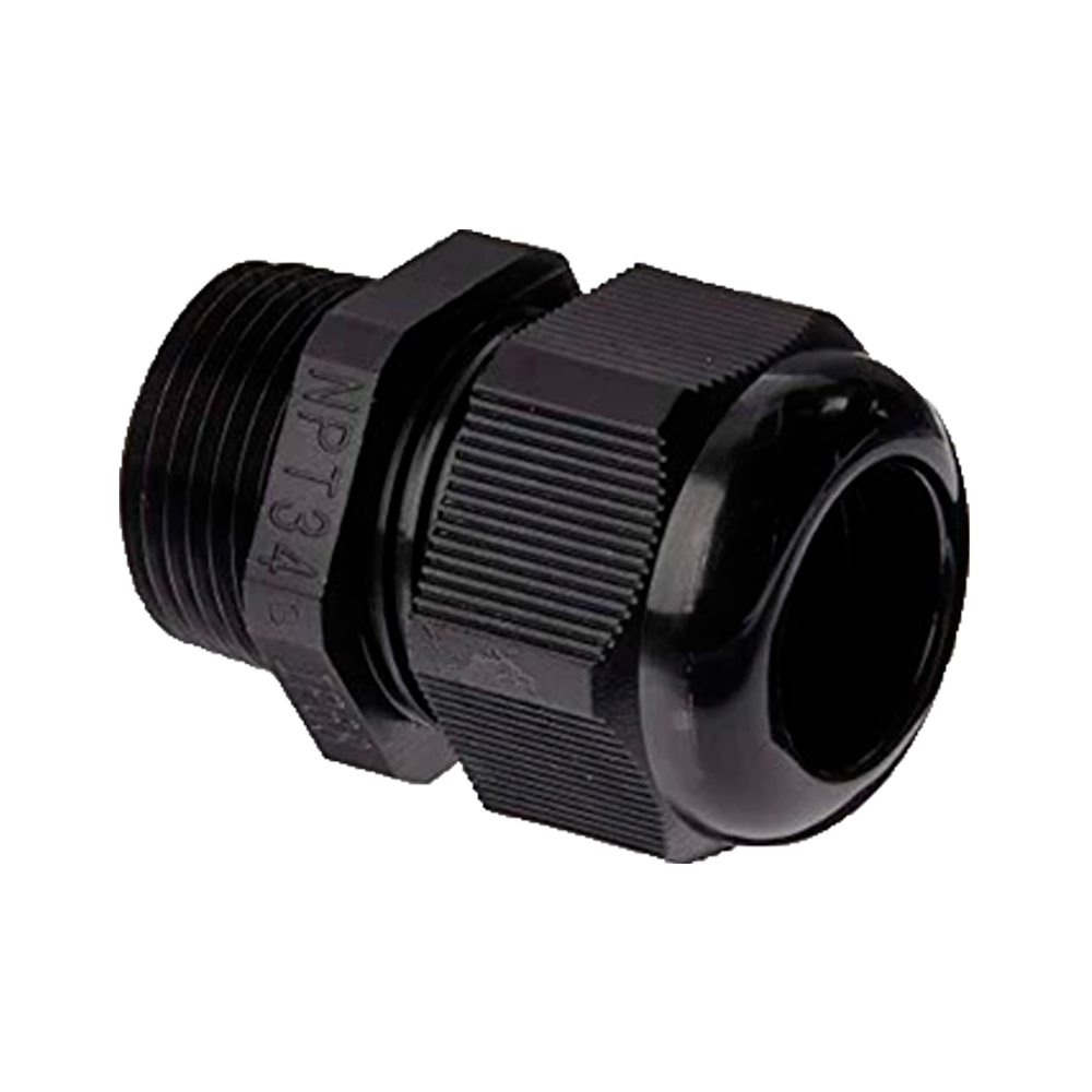 GH-CABLE-GLAND-NPT34-BLACK