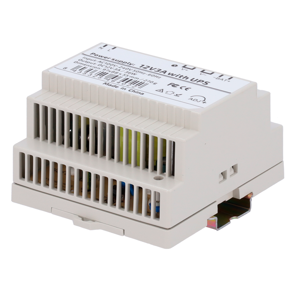 GH-12V3A-DIN-UPS-P