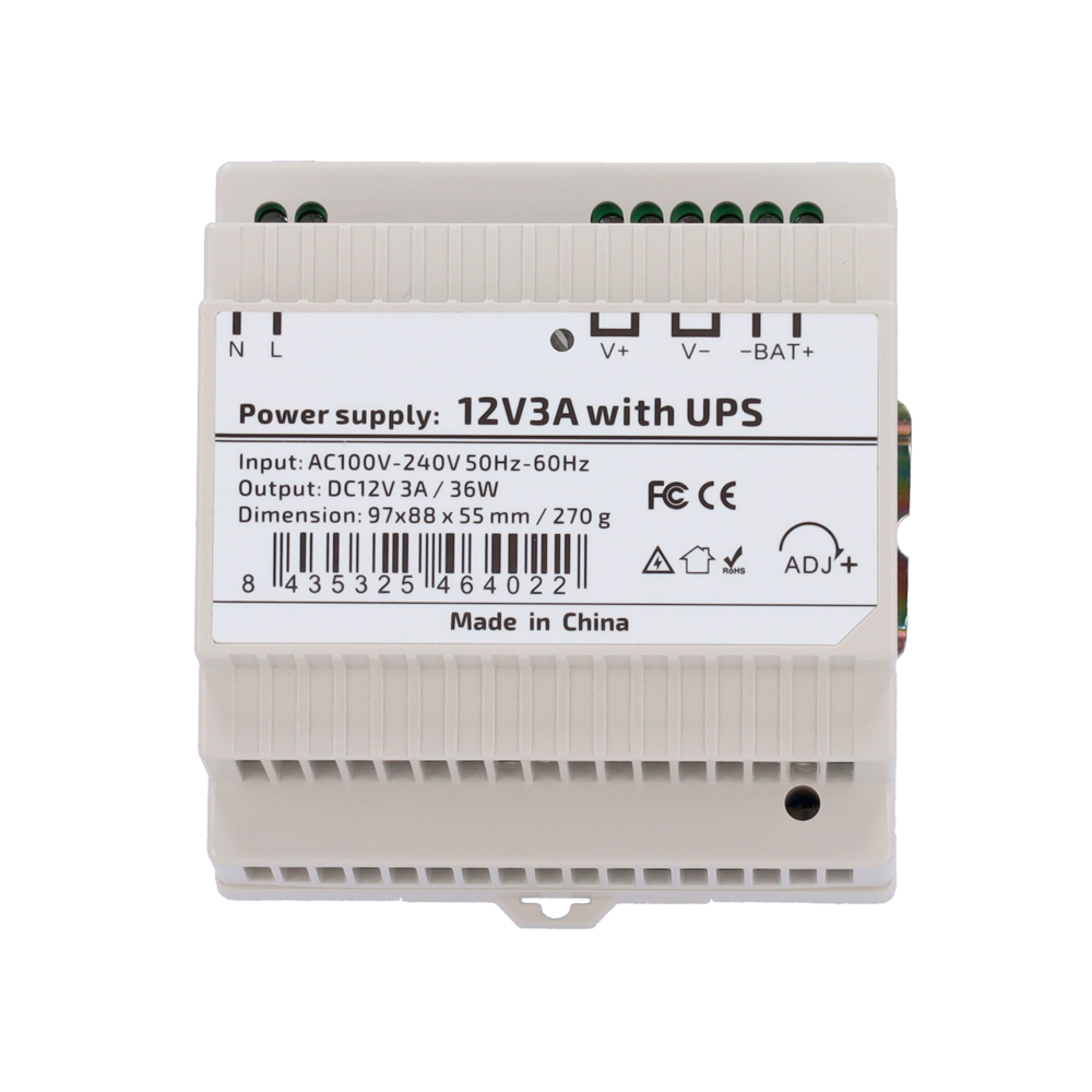 GH-12V3A-DIN-UPS-P