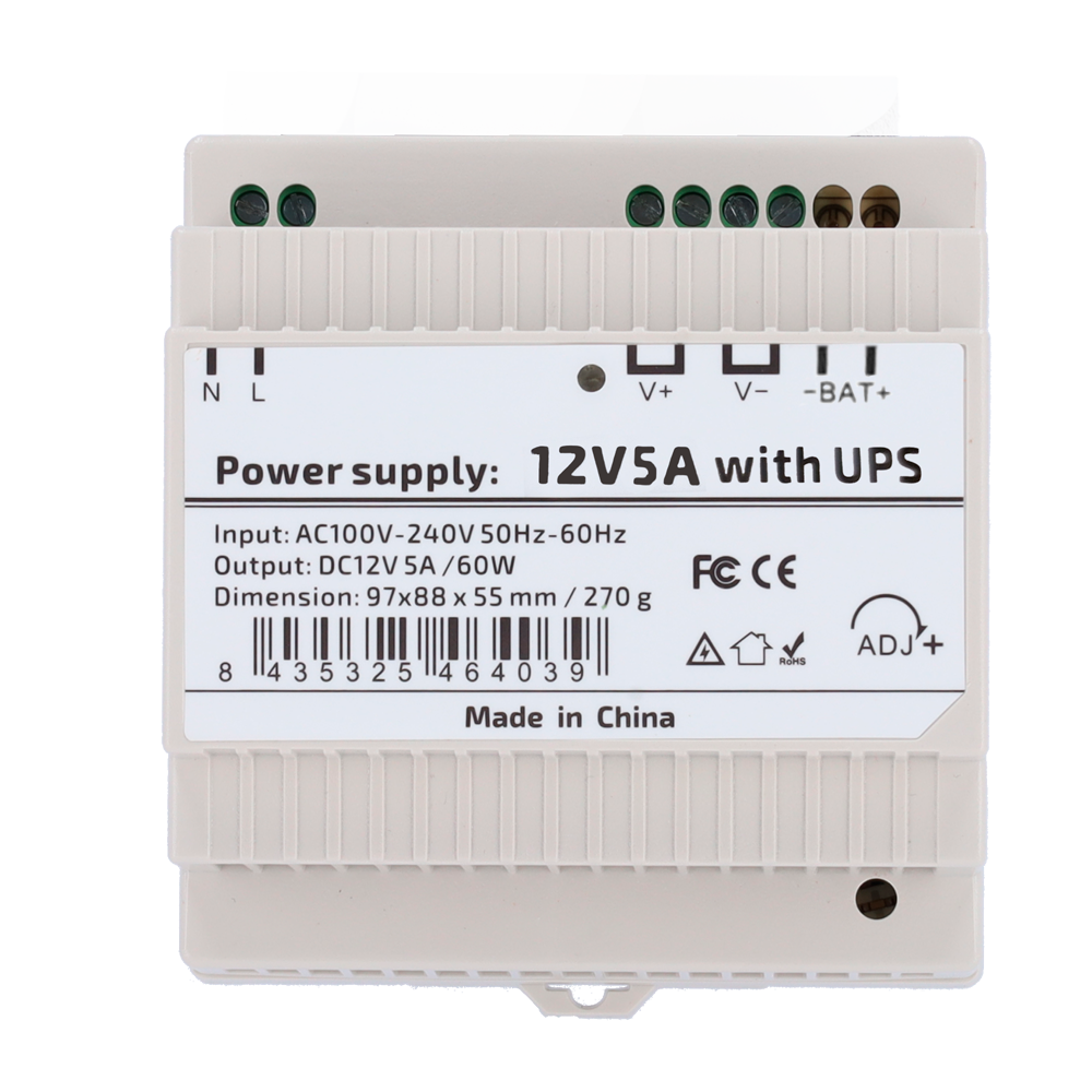 GH-12V5A-DIN-UPS-P