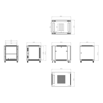 GH-RACK-12UN-8D