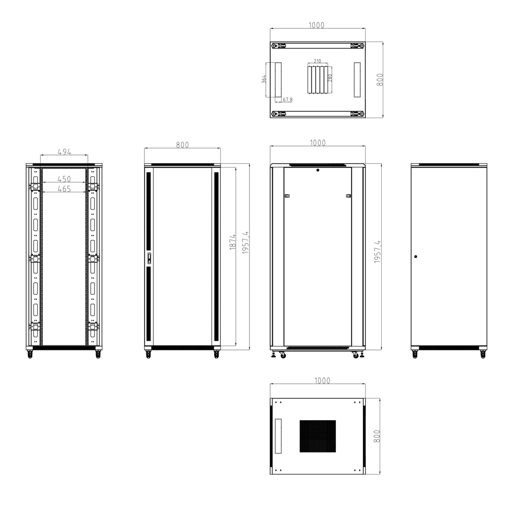 GH-RACK-42U-10D