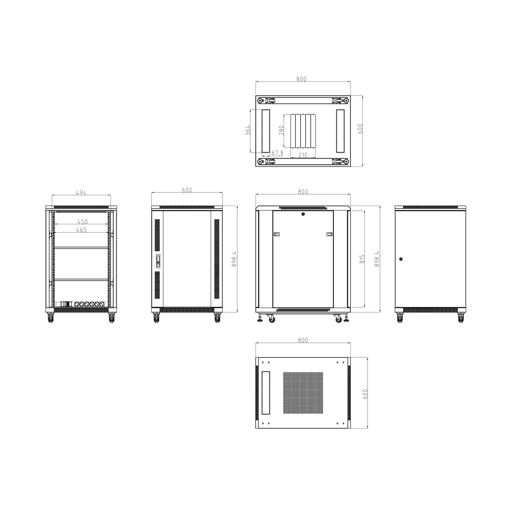 GH-RACK-18UFN-8D